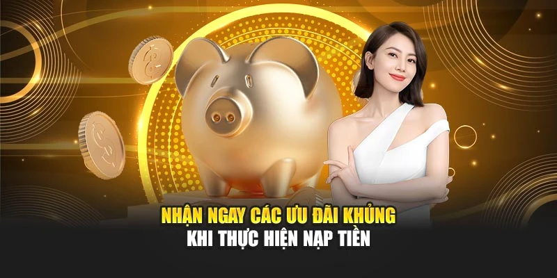Nhận ngay các ưu đãi khủng khi thực hiện nạp tiền